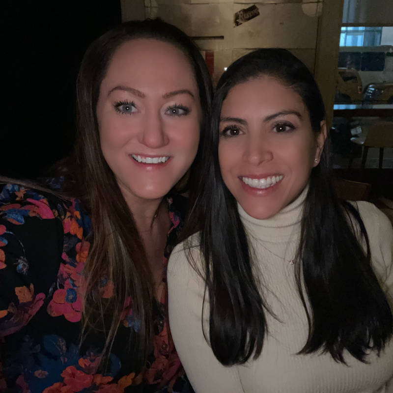two women taking a selfie