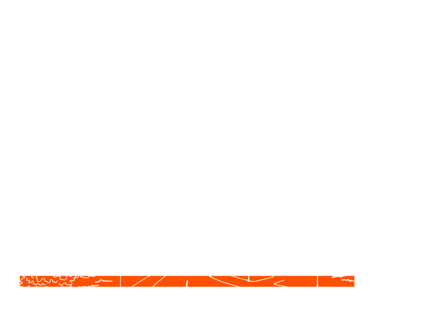 a drawing of a city with mountains and a road