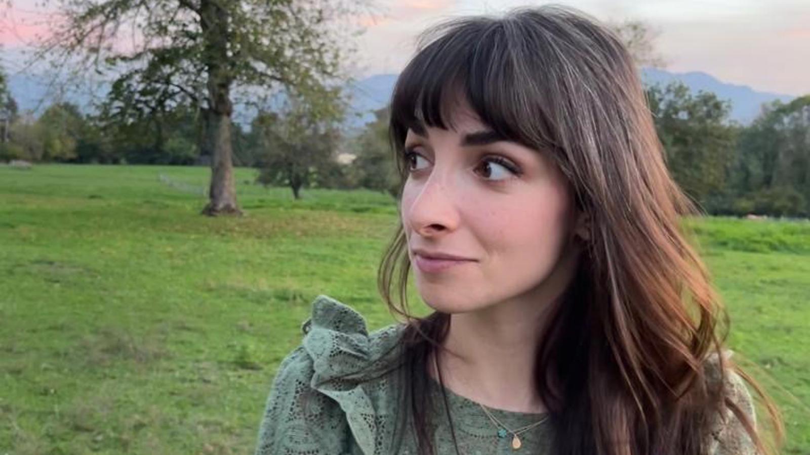 a woman looking away from the camera