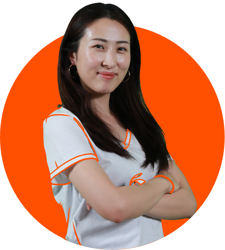 a woman with her arms crossed