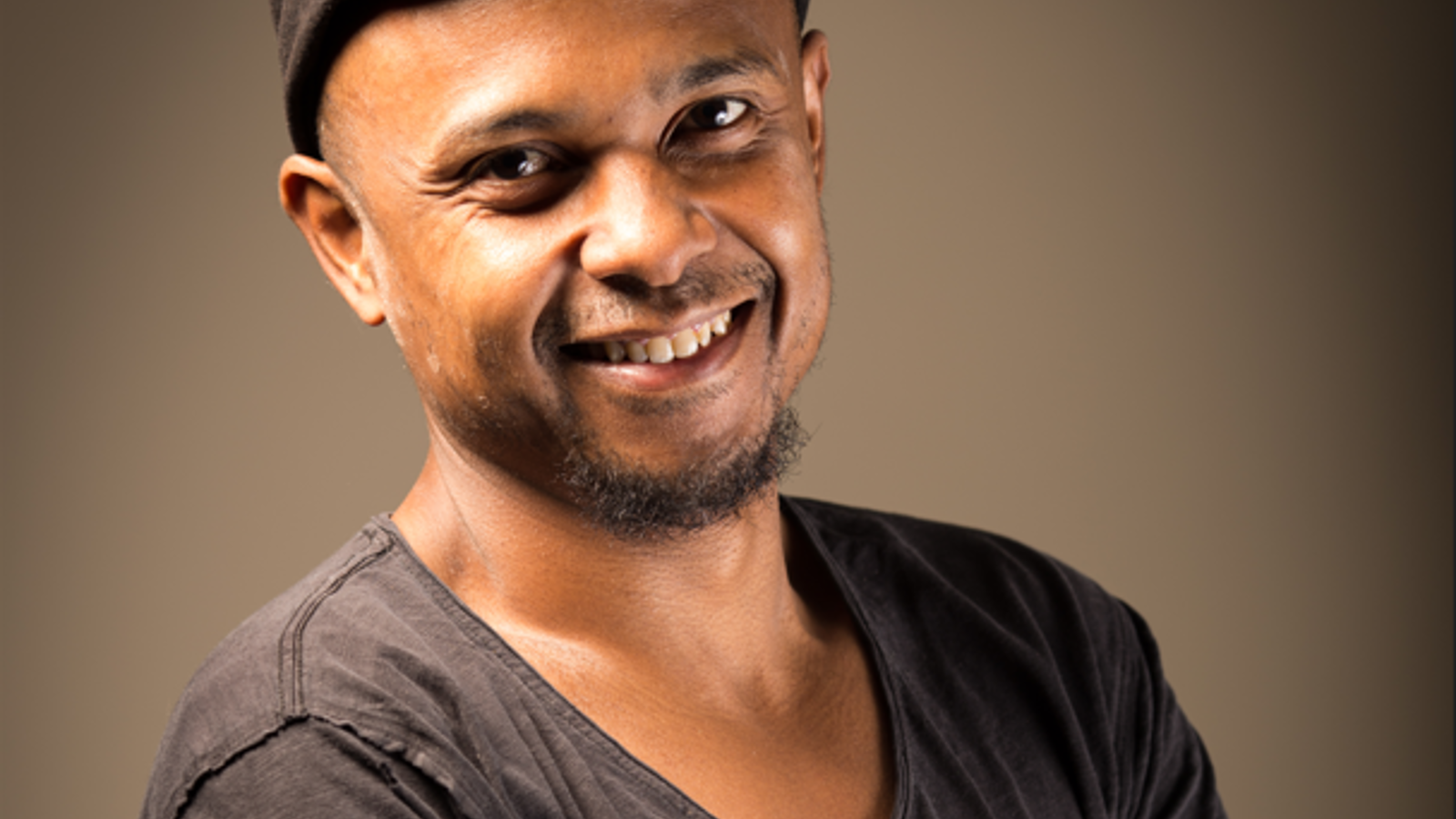 a man wearing a hat