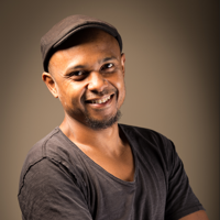 a man wearing a hat
