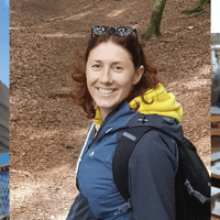 a woman smiling at the camera
