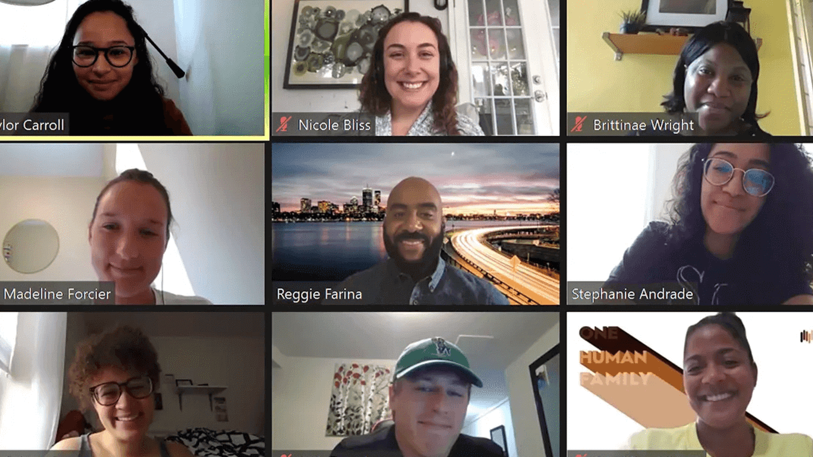 a group of people on a video call