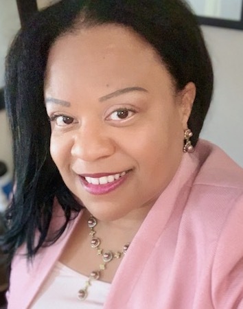 a woman smiling for a selfie